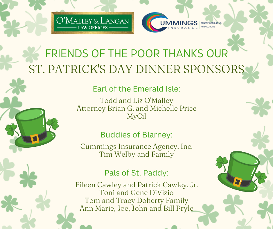 FOTP Dinner Sponsors